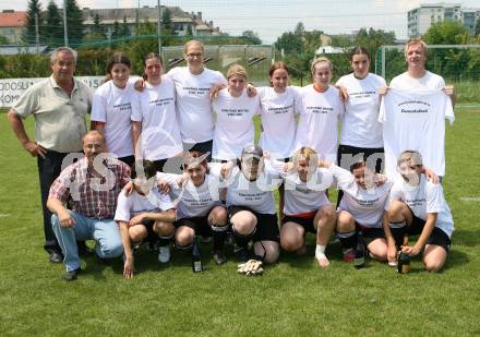 Fussball. Frauen. Kaerntner Kleinfeldmeisterschaft. SAK gegen Landskron. Jubel über den Meistertitel - Landskron. Klagenfurt, am 10.6.2007.
Foto: Kuess
---
pressefotos, pressefotografie, kuess, qs, qspictures, sport, bild, bilder, bilddatenbank