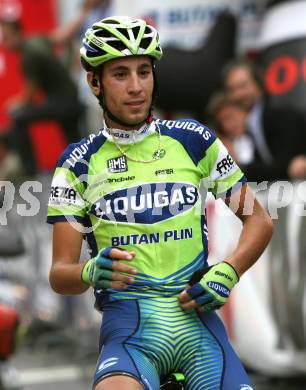 Radfahren. Slowenien Rundfahrt. Zieleinfahrt in Villach. Sieger Vincenzo Nibali (Italien), Team Liquigas.  Villach, am 14.6.2007.
Foto: Kuess
---
pressefotos, pressefotografie, kuess, qs, qspictures, sport, bild, bilder, bilddatenbank