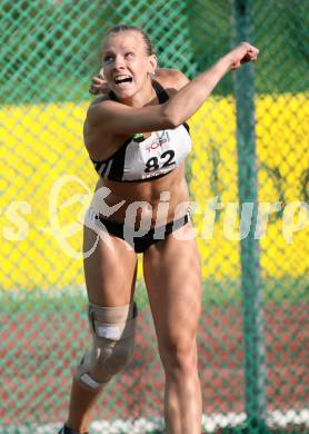 Leichtathletik. Top 4 Meeting in Villach. Diskuswerfen. Stefanie Waldkircher (Oesterreich). Villach, am 16.6.2007.
Foto: Kuess
---
pressefotos, pressefotografie, kuess, qs, qspictures, sport, bild, bilder, bilddatenbank