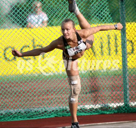 Leichtathletik. Top 4 Meeting in Villach. Diskuswerfen. Stefanie Waldkircher (Oesterreich). Villach, am 16.6.2007.
Foto: Kuess
---
pressefotos, pressefotografie, kuess, qs, qspictures, sport, bild, bilder, bilddatenbank