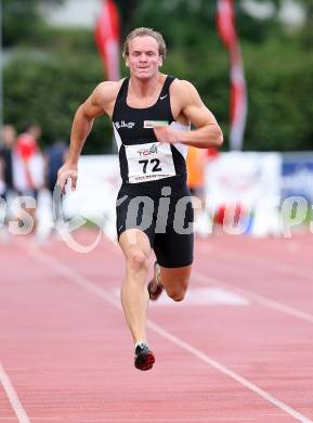 Leichtathletik. Top 4 Meeting in Villach. 100 Meter Herren. Rene Katholnig. Villach, am 16.6.2007.
Foto: Kuess
---
pressefotos, pressefotografie, kuess, qs, qspictures, sport, bild, bilder, bilddatenbank