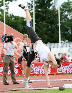 Leichtathletik. Top 4 Meeting in Villach. Kugelstossen. Veronika Watzek (Oesterreich). Villach, am 16.6.2007.
Foto: Kuess
---
pressefotos, pressefotografie, kuess, qs, qspictures, sport, bild, bilder, bilddatenbank