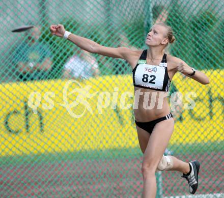 Leichtathletik. Top 4 Meeting in Villach. Diskuswerfen. Stefanie Waldkircher (Oesterreich). Villach, am 16.6.2007.
Foto: Kuess
---
pressefotos, pressefotografie, kuess, qs, qspictures, sport, bild, bilder, bilddatenbank