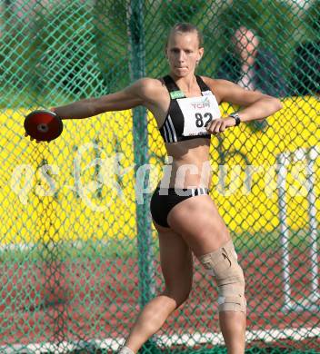 Leichtathletik. Top 4 Meeting in Villach. Diskuswerfen. Stefanie Waldkircher (Oesterreich). Villach, am 16.6.2007.
Foto: Kuess
---
pressefotos, pressefotografie, kuess, qs, qspictures, sport, bild, bilder, bilddatenbank