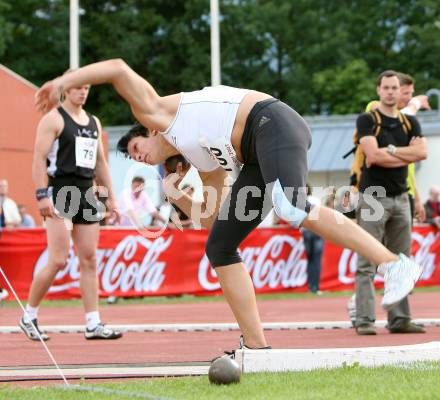 Leichtathletik. Top 4 Meeting in Villach. Kugelstossen. Veronika Watzek (Oesterreich). Villach, am 16.6.2007.
Foto: Kuess
---
pressefotos, pressefotografie, kuess, qs, qspictures, sport, bild, bilder, bilddatenbank