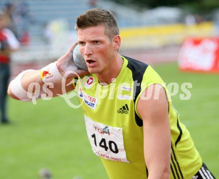 Leichtathletik. Top 4 Meeting in Villach. Zehnkampf. Kugelstossen. Roland Schwarzl (Oesterreich). Villach, am 16.6.2007.
Foto: Kuess
---
pressefotos, pressefotografie, kuess, qs, qspictures, sport, bild, bilder, bilddatenbank