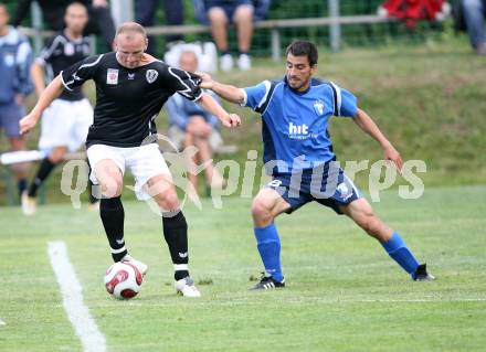 Fussball. SK Austria Kaernten gegen ND HIT GORICA. Paul Ledwon  (SK Austria Kaernten), Kovacevic Nebojsa (ND Hit Gorica). Ludmannsdorf, 23.6.2007
Foto: Kuess
---
pressefotos, pressefotografie, kuess, qs, qspictures, sport, bild, bilder, bilddatenbank