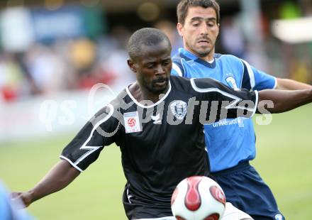 Fussball. SK Austria Kaernten gegen ND HIT GORICA. Thiery Tazemeta  (SK Austria Kaernten). Ludmannsdorf, 23.6.2007
Foto: Kuess
---
pressefotos, pressefotografie, kuess, qs, qspictures, sport, bild, bilder, bilddatenbank