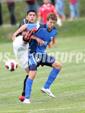 Fussball. SK Austria Kärnten gegen ND HIT GORICA. Carlos Chaile (SK Austria Kärnten), Sturm Jani (ND Hit Gorica). Ludmannsdorf, 23.6.2007
Foto: Kuess
---
pressefotos, pressefotografie, kuess, qs, qspictures, sport, bild, bilder, bilddatenbank