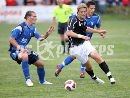 Fussball. SK Austria Kaernten gegen ND HIT GORICA. Lukas Moessner  (SK Austria Kaernten) Pahor Jan (ND Hit Gorica). Ludmannsdorf, 23.6.2007
Foto: Kuess
---
pressefotos, pressefotografie, kuess, qs, qspictures, sport, bild, bilder, bilddatenbank