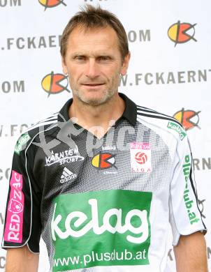 Fussball. Red Zac Liga. FC Kaernten. Fototermin Poggersdorf.  Co-Trainer Werner Bürgler. Klagenfurt, am 26.6.2007.
Foto: Kuess
---
pressefotos, pressefotografie, kuess, qs, qspictures, sport, bild, bilder, bilddatenbank