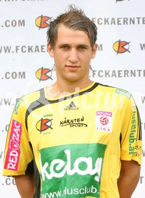 Fussball. Red Zac Liga. FC Kaernten. Fototermin Poggersdorf.  Christian Dlopst. Klagenfurt, am 26.6.2007.
Foto: Kuess
---
pressefotos, pressefotografie, kuess, qs, qspictures, sport, bild, bilder, bilddatenbank