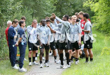 Deutsche Fussballbundesliga. Vfl Wolfsburg. Trainingslager in Kaernten. Wernberg, am 3.7.2007.
Foto: Kuess
---
pressefotos, pressefotografie, kuess, qs, qspictures, sport, bild, bilder, bilddatenbank