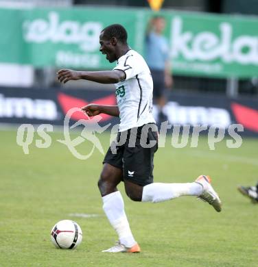 Fussball Bundesliga. SK Austria Kaernten gegen SV Josko Fenster Ried. Thierry Fidjeu Tazemeta (Kaernten). Kelag. Erima. Klagenfurt, am 22.7.2007.
Foto: Kuess
---
pressefotos, pressefotografie, kuess, qs, qspictures, sport, bild, bilder, bilddatenbank