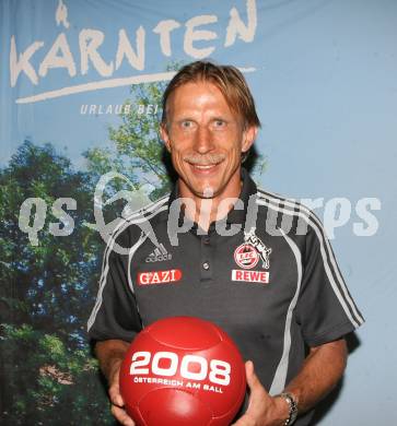 Euro 2008. Fussball Bundesliga. Testspiel Hannover 96 gegen 1. FC Koeln. Pressekonferenz.  Trainer Christof Daum (Koeln). Velden, am 24.7.2007.
Foto: Kuess
---
pressefotos, pressefotografie, kuess, qs, qspictures, sport, bild, bilder, bilddatenbank