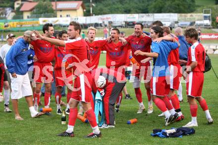 Fussball. OEFB Cup. Spittal gegen WAS/St. Andrae. Jubel Spittal. Seeboden, am 27.7.2007.
Foto: Kuess
---
pressefotos, pressefotografie, kuess, qs, qspictures, sport, bild, bilder, bilddatenbank