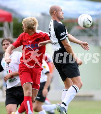 Fussball. OEFB Cup. Spittal gegen WAS/St. Andrae. Johannes Isopp (Spittal), Armin Hobel (WAC). Seeboden, am 27.7.2007.
Foto: Kuess
---
pressefotos, pressefotografie, kuess, qs, qspictures, sport, bild, bilder, bilddatenbank