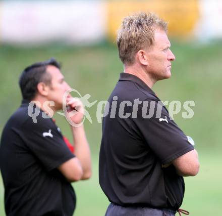 Fussball. OEFB Cup. Spittal gegen WAS/St. Andrae. Trainer Sepp Rabitsch, Suvad Rovcanin (Spittal). Seeboden, am 27.7.2007.
Foto: Kuess
---
pressefotos, pressefotografie, kuess, qs, qspictures, sport, bild, bilder, bilddatenbank