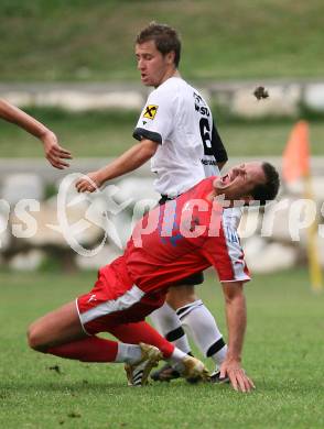 Fussball. OEFB Cup. Spittal gegen WAS/St. Andrae. Christian Moser (Spittal), Gernot Rainer (WAC). Seeboden, am 27.7.2007.
Foto: Kuess
---
pressefotos, pressefotografie, kuess, qs, qspictures, sport, bild, bilder, bilddatenbank