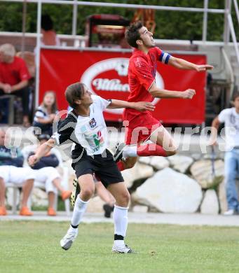 Fussball. OEFB Cup. Spittal gegen WAS/St. Andrae. Daniel Trupp (Spittal), Zeljko Simic (WAC). Seeboden, am 27.7.2007.
Foto: Kuess
---
pressefotos, pressefotografie, kuess, qs, qspictures, sport, bild, bilder, bilddatenbank