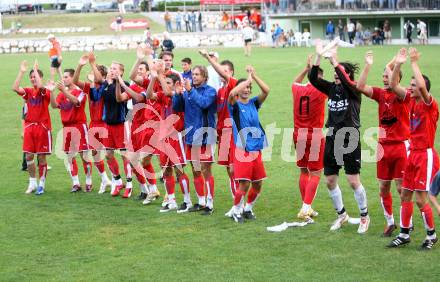 Fussball. OEFB Cup. Spittal gegen WAS/St. Andrae. Jubel Spittal. Seeboden, am 27.7.2007.
Foto: Kuess
---
pressefotos, pressefotografie, kuess, qs, qspictures, sport, bild, bilder, bilddatenbank