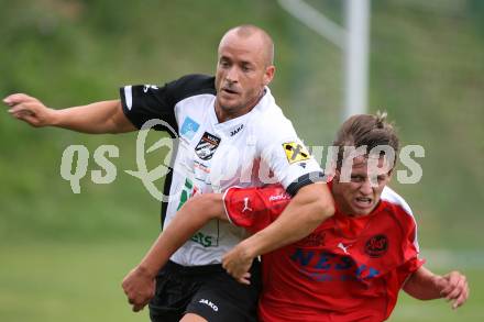 Fussball. OEFB Cup. Spittal gegen WAS/St. Andrae. Stefan Steinwender (Spittal), Armin Hobel (WAC). Seeboden, am 27.7.2007.
Foto: Kuess
---
pressefotos, pressefotografie, kuess, qs, qspictures, sport, bild, bilder, bilddatenbank