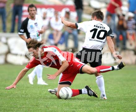 Fussball. OEFB Cup. Spittal gegen WAS/St. Andrae. Udo Gasser (Spittal), Simon Dvorsak (WAC). Seeboden, am 27.7.2007.
Foto: Kuess
---
pressefotos, pressefotografie, kuess, qs, qspictures, sport, bild, bilder, bilddatenbank