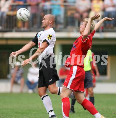 Fussball. OEFB Cup. Spittal gegen WAS/St. Andrae. Johannes Isopp (Spittal), Armin Hobel (WAC). Seeboden, am 27.7.2007.
Foto: Kuess
---
pressefotos, pressefotografie, kuess, qs, qspictures, sport, bild, bilder, bilddatenbank