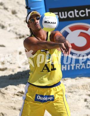 Beachvolleyball. Grand Slam.  Costa Santos Ricardo (BRA). Klagenfurt, am 2.8.2007.
Foto: Kuess
---
pressefotos, pressefotografie, kuess, qs, qspictures, sport, bild, bilder, bilddatenbank