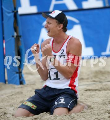 Beachvolleyball. Grand Slam. Peter Gartmayer (Oesterreich). Klagenfurt, am 3.8.2007.
Foto: Kuess
---
pressefotos, pressefotografie, kuess, qs, qspictures, sport, bild, bilder, bilddatenbank