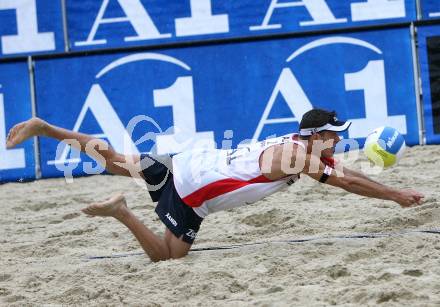 Beachvolleyball. Grand Slam. Huber Alexander (Oesterreich). Klagenfurt, am 3.8.2007.
Foto: Kuess 
---
pressefotos, pressefotografie, kuess, qs, qspictures, sport, bild, bilder, bilddatenbank