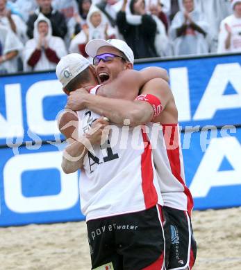 Beachvolleyball. Grand Slam.  Florian Gosch, Alexander Horst (Oesterreich). Klagenfurt, am 3.8.2007.
Foto: Kuess
---
pressefotos, pressefotografie, kuess, qs, qspictures, sport, bild, bilder, bilddatenbank