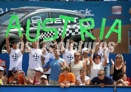 Beachvolleyball. Grand Slam. Fans. Klagenfurt, am 4.8.2007.
Foto: Kuess
---
pressefotos, pressefotografie, kuess, qs, qspictures, sport, bild, bilder, bilddatenbank