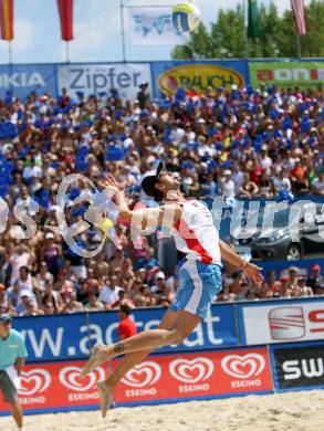 Beachvolleyball. Grand Slam. Doppler Clemens (Oesterreich). Klagenfurt, am 4.8.2007.
Foto: Kuess
---
pressefotos, pressefotografie, kuess, qs, qspictures, sport, bild, bilder, bilddatenbank