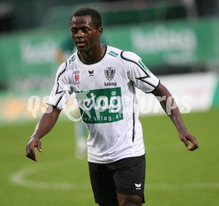 Fussball. Oesterreichische Bundesliga. SK Austria Kaernten gegen SV Mattersburg. Thierry Fidjeu Tazemeta (Kaernten). Klagenfurt, am 11.8.2007.
Foto: Kuess
---
pressefotos, pressefotografie, kuess, qs, qspictures, sport, bild, bilder, bilddatenbank