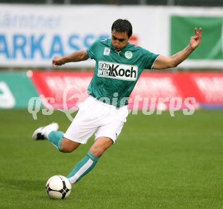 Fussball. Oesterreichische Bundesliga. SK Austria Kaernten gegen SV Mattersburg.  Goce Sedloski (Mattersburg). Klagenfurt, am 11.8.2007.
Foto: Kuess
---
pressefotos, pressefotografie, kuess, qs, qspictures, sport, bild, bilder, bilddatenbank