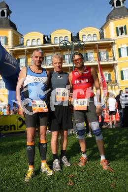 Laufen. Kaernten laeuft. Halbmarathon. Von Velden nach Klagenfurt. Start. Klaus Gottwald, Helmut Steiner (Vizebuergermeiser Velden), Peter Kaiser. Klagenfurt, am 19.8.2007.
Foto: Kuess
---
pressefotos, pressefotografie, kuess, qs, qspictures, sport, bild, bilder, bilddatenbank