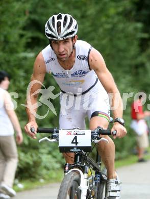 XTERRA Austria, Lebrun Nicolas  FRA (C.A. Digne Triathlon). 
St. Kanzian, 25.8.2007.
Foto: Kuess
---
pressefotos, pressefotografie, kuess, qs, qspictures, sport, bild, bilder, bilddatenbank