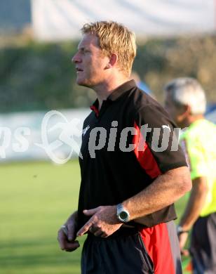 Fussball Regionalliga. SAK gegen Spittal. Trainer Sepp Rabitsch (Spittal). Klagenfurt, am 25.8.2007.
Foto: Kuess 
---
pressefotos, pressefotografie, kuess, qs, qspictures, sport, bild, bilder, bilddatenbank