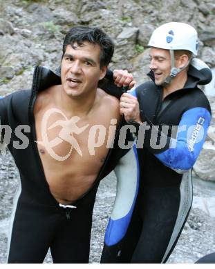 Eishockey. Teambuilding KAC. Canyonig. Trainer Many Viveiros.  Lienz, am 26.8.2007.
Foto: Kuess
---
pressefotos, pressefotografie, kuess, qs, qspictures, sport, bild, bilder, bilddatenbank