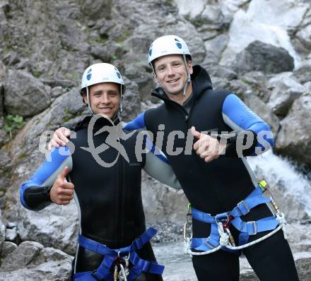 Eishockey. Teambuilding KAC. Johannes Reichel, Kirk Furey. Lienz, am 26.8.2007.
Foto: Kuess
---
pressefotos, pressefotografie, kuess, qs, qspictures, sport, bild, bilder, bilddatenbank