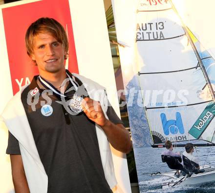 Segeln.  Vizeweltmeister Niko Nico Resch. Kelag. Velden, am 25.7.2007.
Foto: Kuess
---
pressefotos, pressefotografie, kuess, qs, qspictures, sport, bild, bilder, bilddatenbank