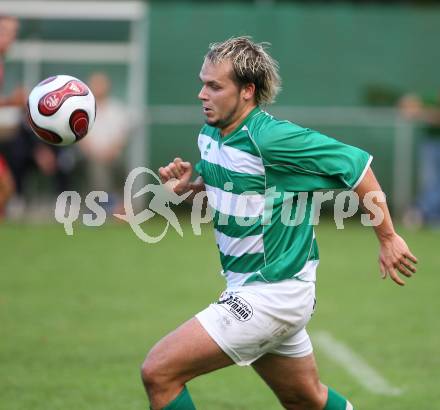 Fussball Kaerntner Liga. Landskron gegen Lendorf.Bernhard Wulz (Landskron). Landskron, am 1.9.2007.
Foto: Kuess 
---
pressefotos, pressefotografie, kuess, qs, qspictures, sport, bild, bilder, bilddatenbank