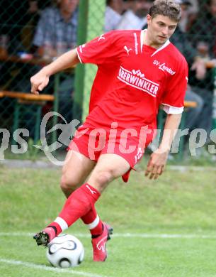 Fussball Kaerntner Liga. Landskron gegen Lendorf.  Christoph Morgenstern (Lendorf). Landskron, am 1.9.2007.
Foto: Kuess 
---
pressefotos, pressefotografie, kuess, qs, qspictures, sport, bild, bilder, bilddatenbank