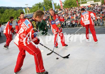 Eishockey. Mannschaftspraesentation KAC.  Klagenfurt, am 31.8.2007.
Foto: Kuess
---
pressefotos, pressefotografie, kuess, qs, qspictures, sport, bild, bilder, bilddatenbank