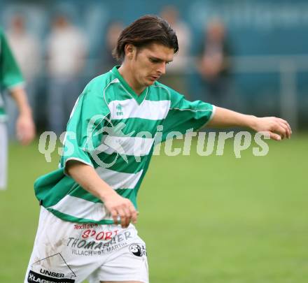 Fussball Kaerntner Liga. Landskron gegen Lendorf. Juergen Schaub (Landskron). Landskron, am 1.9.2007.
Foto: Kuess 
---
pressefotos, pressefotografie, kuess, qs, qspictures, sport, bild, bilder, bilddatenbank