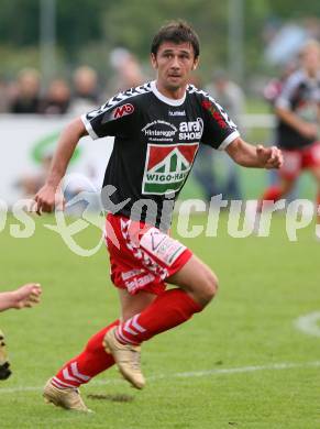 Fussball Regionalliga. FC Kaernten Amateure gegen Feldkirchen. Auron Miloti (Feldkirchen). Klagenfurt, am 2.9.2007.
Foto: Kuess 
---
pressefotos, pressefotografie, kuess, qs, qspictures, sport, bild, bilder, bilddatenbank