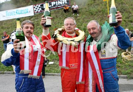 Motorsport. Mountain Race Simonhoehe. Bergrennen.  Vladimir Stankovic (Slowenien),Hermann Waldy (Oesterreich), Marietto Nalon (Italien). Simonhoehe, am 2.9.2007.
Foto: Kuess
---
pressefotos, pressefotografie, kuess, qs, qspictures, sport, bild, bilder, bilddatenbank