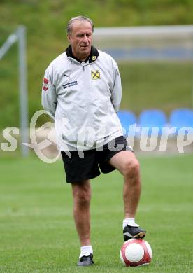 Fussball. Trainingslager Nationalteam Oesterreich. Trainer Josef Hickersberger. Velden, am 5.9.2007.
Foto: Kuess 
---
pressefotos, pressefotografie, kuess, qs, qspictures, sport, bild, bilder, bilddatenbank