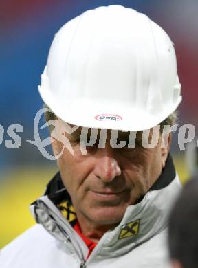 Fussball. Laenderspiel Oesterreich gegen Japan. Trainingslager Nationalteam Oesterreich. Abschlusstraining Stadion Klagenfurt. Trainer Josef Hickersberger. Klagenfurt, am 6.9.2007.
Foto: Kuess
---
pressefotos, pressefotografie, kuess, qs, qspictures, sport, bild, bilder, bilddatenbank